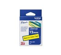 Brother Ruban TZe-631 12 mm Noir sur jaune