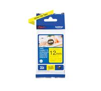 Brother TZe-631S Ruban d'étiquette 12mm Noir sur Jaune Laminé - Longueur 4m, Compatible Brother, Pays d'origine Philippines