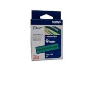 Ruban d'étiquetage Brother TZe, TZ TZe-721 Couleur de ruban: vert Couleur de police:noir 9 mm 8 m