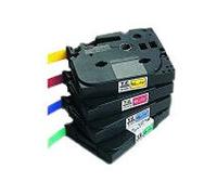 Brother TZe-731 - (12 mm) - Noir sur vert - Ruban