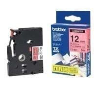 Brother TZE-B31 Ruban Laminé largeur 12 mm Noir sur orange fluorescent 8m - TZEB31