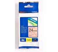 Brother "TZE-B51 ruban d''étiquette Noir sur fond orange fluorescent"