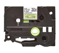 Brother TZe-C51 - Noir sur jaune - Rouleau (2,4 cm x 5 m) 1 cassette(s) bande fluorescente - pour Brother PT-D600; P-Touch PT-3600, D800, E550, P750, P900, P950; P-Touch Cube Plus PT-P710 G