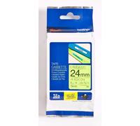 Brother TZe-C51 - (24 mm) - Noir sur jaune - Ruban