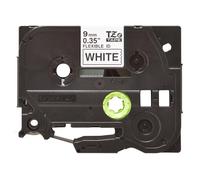 Brother TZe-FX221 - Adhésif - noir sur blanc - Rouleau (0,9 cm x 8 m) 1 cassette(s) ruban ID flexible
