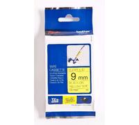 Brother Ruban TZe-FX621 – 9 mm – Noir sur jaune
