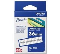 Brother Ruban TZe-M61 36 mm Noir sur transparent