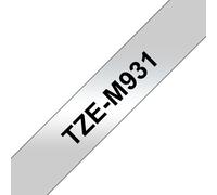 Brother TZE-M931 label-making tape Black on silver