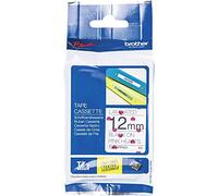 Ruban d'étiquetage avec motif Brother TZe, TZ TZe-MPPH31 Couleur de ruban: blanc (avec coeurs roses) Couleur de police:noir 12 mm