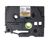 Brother TZe-PR831 - Impression noire sur paillettes d'or premium - Rouleau (1,2 cm x 8 m) 1 cassette(s) ruban laminé - pour Brother PT-H110, H200; P-Touch GL-H105, PT-D210, D800, E550, H110, H200, H50