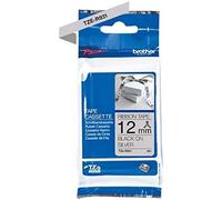 Brother Ruban pour étiqueteuse P-touch noir/argent