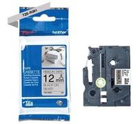 Brother TZe-R931 - Satin - noir sur argent - Rouleau (1,2 cm x 4 m) 1 cassette(s) bande de ruban - pour Brother PT-D210, D600, H110, H200; P-Touch PT-1005, D450, H107; P-Touch Cube Plus PT-P710 G