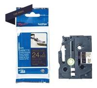 Brother TZe-Rn54 - Satin - or sur bleu marine - Rouleau (2,4 cm x 4 m) 1 cassette(s) bande de ruban - pour Brother PT-D600; P-Touch PT-2430, 2700, 3600, 7500, 7600, 9800, D800, E550, H500, P750 G