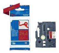 Brother TZe-RW54 | Ruban adhésif | Couleurs : doré sur bordeaux | 24 mm de large | 4 m de long