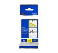 Brother Ruban pour P-Touch TZe-S151 - Noir sur transparent - Adhérence extra-forte 24 mm x 8 m