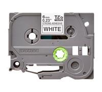 Brother TZe-S211 - Autocollant extra fort - noir sur blanc - Rouleau (0,6 cm x 8 m) 1 cassette(s) ruban laminé - pour P/N: Ie#PT2030, US#PT1880CT, US#PT-1890D, US#PTH111, US#PTP900WC, US#PT-P910BT