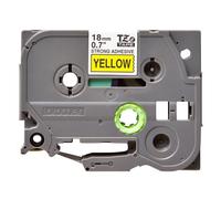 Brother TZe-S641 - Adhésif extra fort - noir sur jaune - rouleau (1,8 cm x 8 m) 1 cassette(s) ruban laminé - pour Brother PT-D600; P-Touch PT-1880, D450, D800, E550, P750, P900, P950; P-Touch...