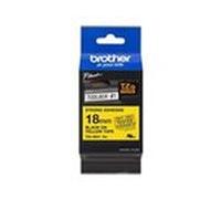 Brother TZe-S641 - (18 mm) - Noir sur jaune - Ruban