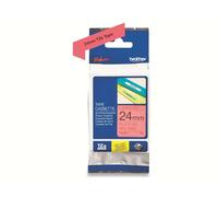 Brother TZe-451 - (24 mm) - Noir sur rouge - Ruban
