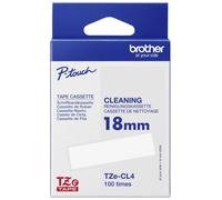 Brother Ruban de nettoyage TZe-CL4 1,8 cm x 8 m — 1 cassette