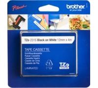 BROTHER TZE231S2 Ruban 12 mm x 4 m Noir sur Blanc