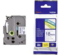Brother TZE243 Ruban 18 mm Bleu/Blanc