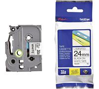 Brother TZE251 Ruban 24 mm Noir/Blanc
