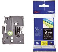 Brother TZ325 - Blanc sur noir - Rouleau (0,9 cm x 8 m) 1 unités bande imprimante - pour P-Touch PT-1000, 1080, 1090, 1290, 1650, 18, 1830, 1950, 1960, 2430, 2700, 3600, PT-GL-200