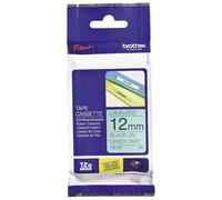 Brother® TZE731 TZe-731 Cassette de ruban - laminé, 12 mm x 8 m, noir sur vert