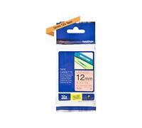BROTHER TZeB31 Ruban pour étiqueteuse Noir sur Orange fluo, 12 mm