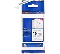 Brother Ruban TZe-FA4B 18 mm Bleu sur blanc