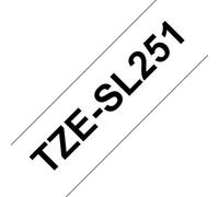 Brother TZESL251 ruban d'étiquette Noir sur blanc