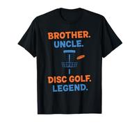 Brother Uncle Disc Golf Legend Funny Frisbee Scène T-Shirt