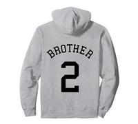 Brother Uniform No. 2 Football Bro Baseball Basketball Rugby Sweat à Capuche