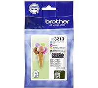 BROTHER Value Pack BK/C/M/Y Med Security tag LC3213VALDR Noir/Cyan/Magenta/Jaune