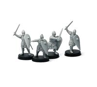 Brother Vinni Italo-Norman Crusaders, 28 mm en résine Miniatures pour Table Wargaming