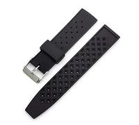Brotte en caoutchouc tropical Soft Sport Silicone bracelet Men Men de remplacement de plongée étanche de la plongée Ajustement pour Seiko SRP777J1 20 mm 22 mm STRAP (Couleur: Orange, taille: 20 mm)