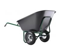 Brouette 2 roues gonflées 300 L caisse noire Expert Twin HAEMMERLIN