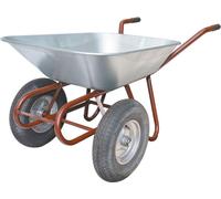 Brouette 85l roue gonflable 24kg jante acier avec billes MÜBA