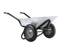 Brouette Haemmerlin Aktiv Excellium Twin Galvanisée Roues Gonflées 100 L-308204101