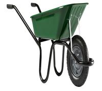 Haemmerlin Brouette Aktiv 100 L verte galvanisée M24 roue gonflée