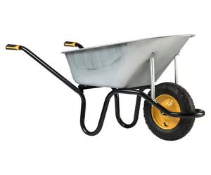 Brouette AKTIV PREMIUM RENO 110L Galva Roue Gonflée - HAEMMERLIN - 305402005