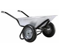 Brouette CLIPSO EXCELLIUM TWIN 100L Galva Roues Gonflées HAEMMERLIN - 308204201