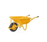 Brouette de chantier Acier Cuve carrée 80L Roues gonflées VITO