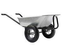 Brouette Haemmerlin Pro Select Expert Twin 150L Galvanisée Roues Gonflées - 306015201 - -