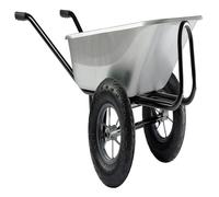 Brouette Haemmerlin Pro Select Expert Twin 150L Galvanisée Roues Gonflées - 306015201 - -