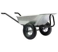 Brouette Haemmerlin Pro Select Expert Twin 150L Galvanisée Roues Gonflées - 306015201 - -