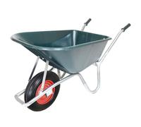 Brouette Gartenschubkarre Brouette Bâtiment 250 KG 100 Litre Pushcart Galvanisé