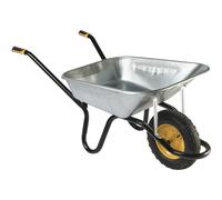 Haemmerlin Brouette Aktiv Premium galvanisée 90 L roue gonflée charge utile 150 kg
