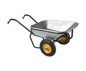 Brouette Haemmerlin Pro Select Expert Twin 160L Galvanisée 2 roues gonflées -306225701